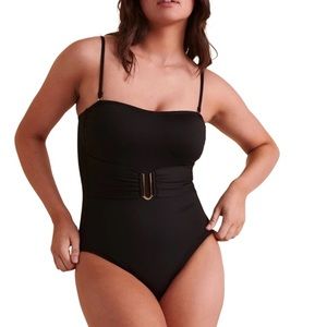 NWOT La Blanca Black Goddess One Piece Swimsuit Women’s Size 10